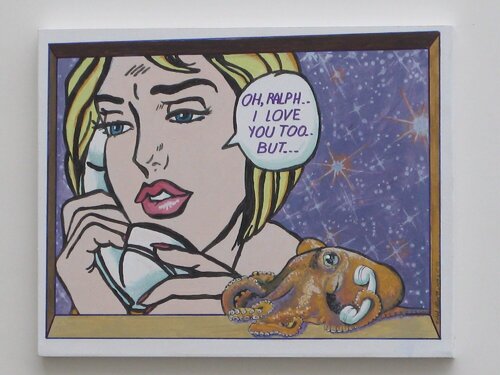 I Love You Too van Ralph Allen Massey, Schilderij te koop op Singulart