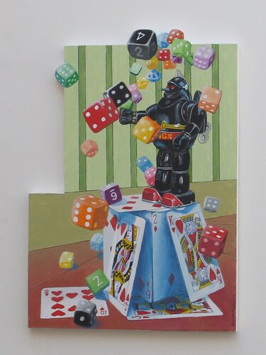 Juggler van Ralph Allen Massey, Schilderij te koop op Singulart