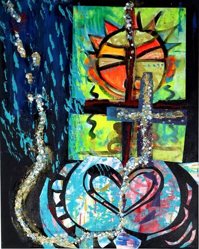 Fertility Doll  di Julee Dickerson-Thompson, Pittura in vendita su Singulart