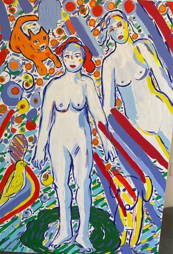 Modern Aphrodite van Linda Smith, Schilderij te koop op Singulart