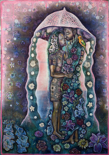 Healers by Laurie Shapiro, Painting for Sale on Singulart