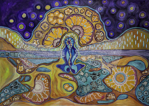 Healers by Laurie Shapiro, Painting for Sale on Singulart