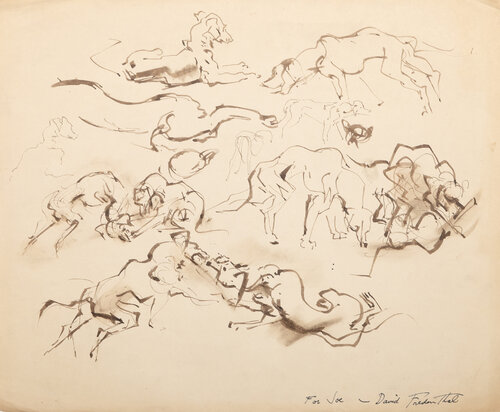 Dog in Motion di David Fredenthal, Opera su carta in vendita su Singulart