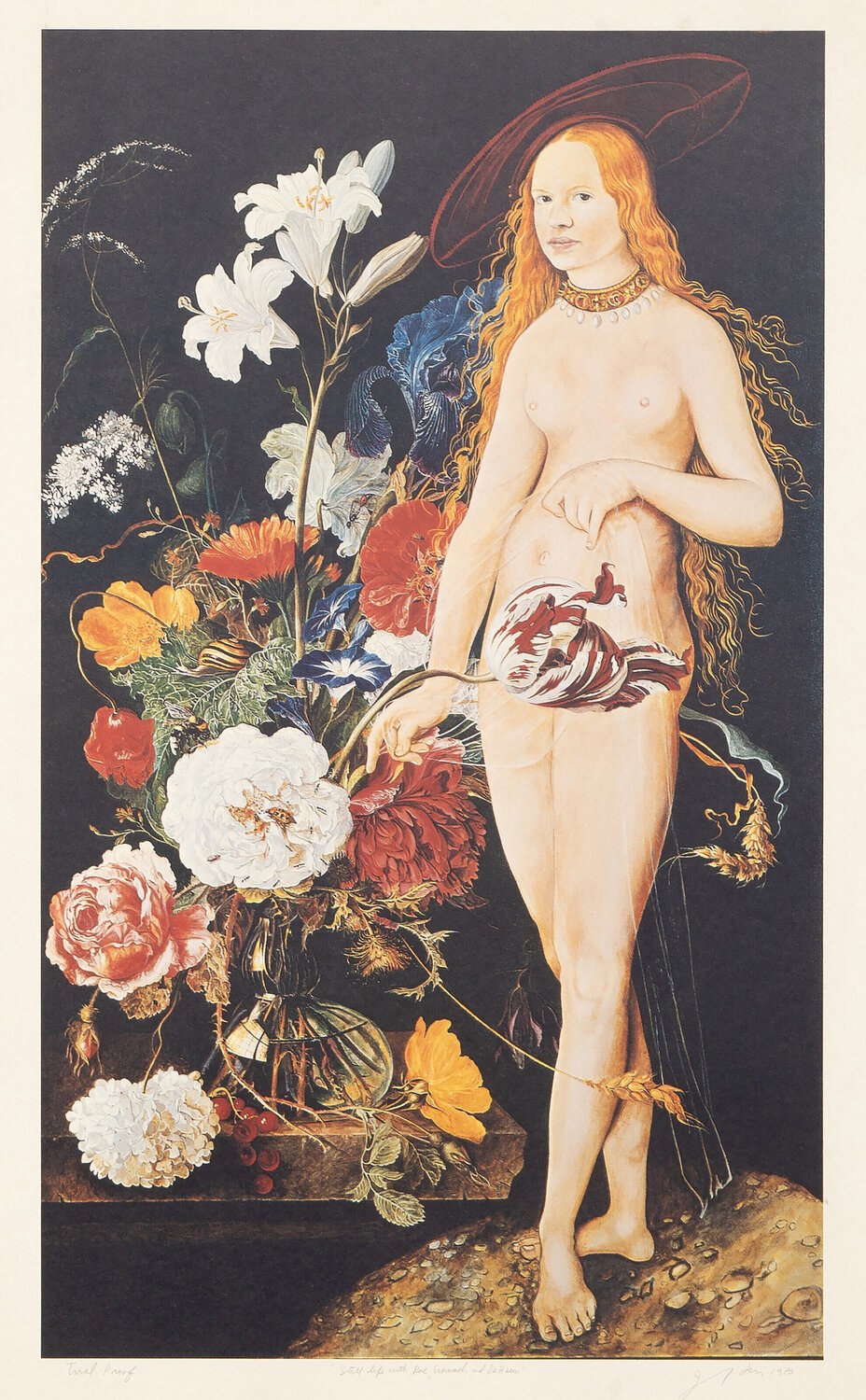 Still Life with Cranach and De Heem Josef Levi