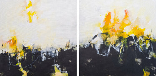 Bounces par Agnieszka Potocka-Makoś, Peinture en vente sur Singulart