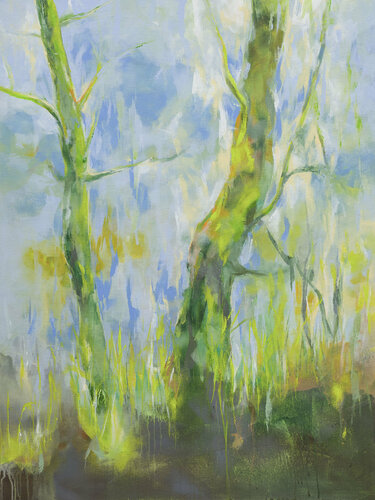 Forest whispers von Agnieszka Potocka-Makoś, Malerei kaufen auf Singulart
