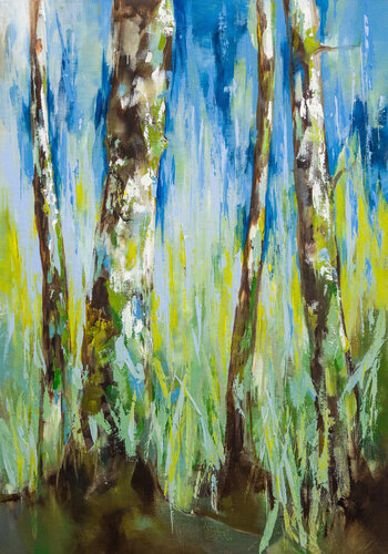Forest 3 par Agnieszka Potocka-Makoś, Peinture en vente sur Singulart