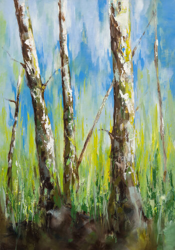 Forest 4 par Agnieszka Potocka-Makoś, Peinture en vente sur Singulart
