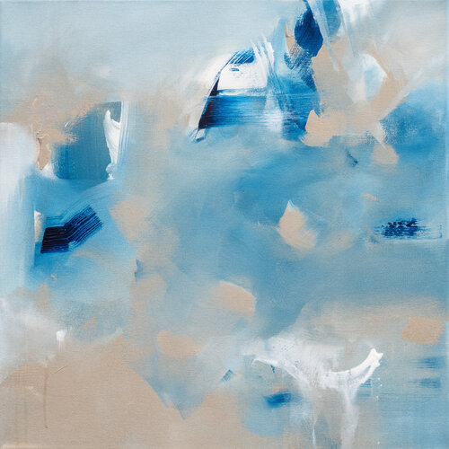 Nice whispers V par Agnieszka Potocka-Makoś, Peinture en vente sur Singulart