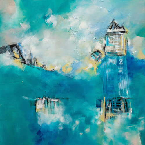 Tower par Agnieszka Potocka-Makoś, Peinture en vente sur Singulart
