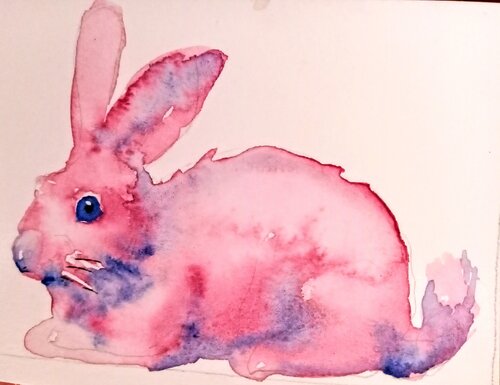 Pink bunny Daniela Vasileva