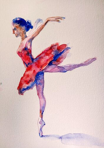 Ballerina par Daniela Vasileva, Peinture en vente sur Singulart