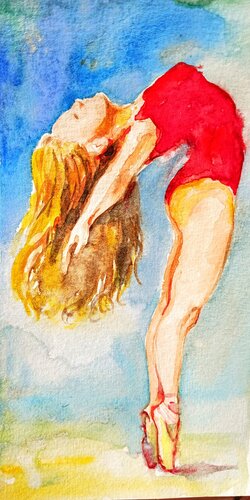 Dancer by Daniela Vasileva, Painting for Sale on Singulart