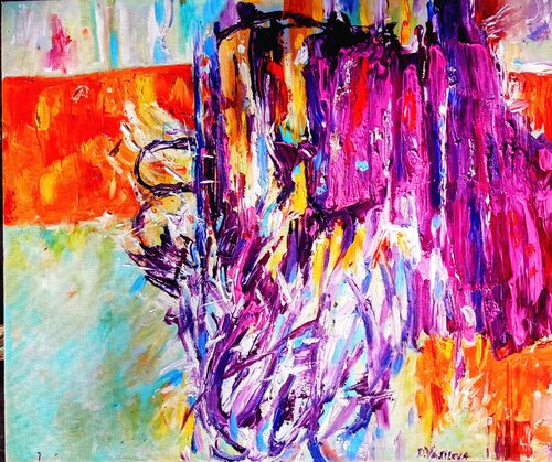Ethereal echoes of euphoria di Daniela Vasileva, Pittura in vendita su Singulart