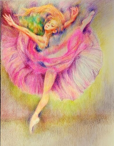 Swaying blossoms di Daniela Vasileva, Pittura in vendita su Singulart