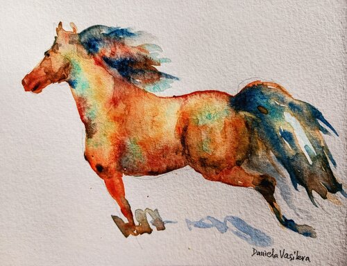 Horse di Daniela Vasileva, Opera su carta in vendita su Singulart