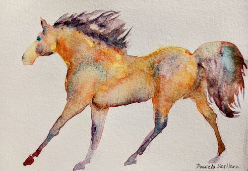 Horse di Daniela Vasileva, Opera su carta in vendita su Singulart