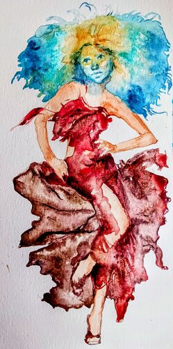 Veil of Valor di Daniela Vasileva, Pittura in vendita su Singulart