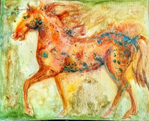 Horse di Daniela Vasileva, Opera su carta in vendita su Singulart