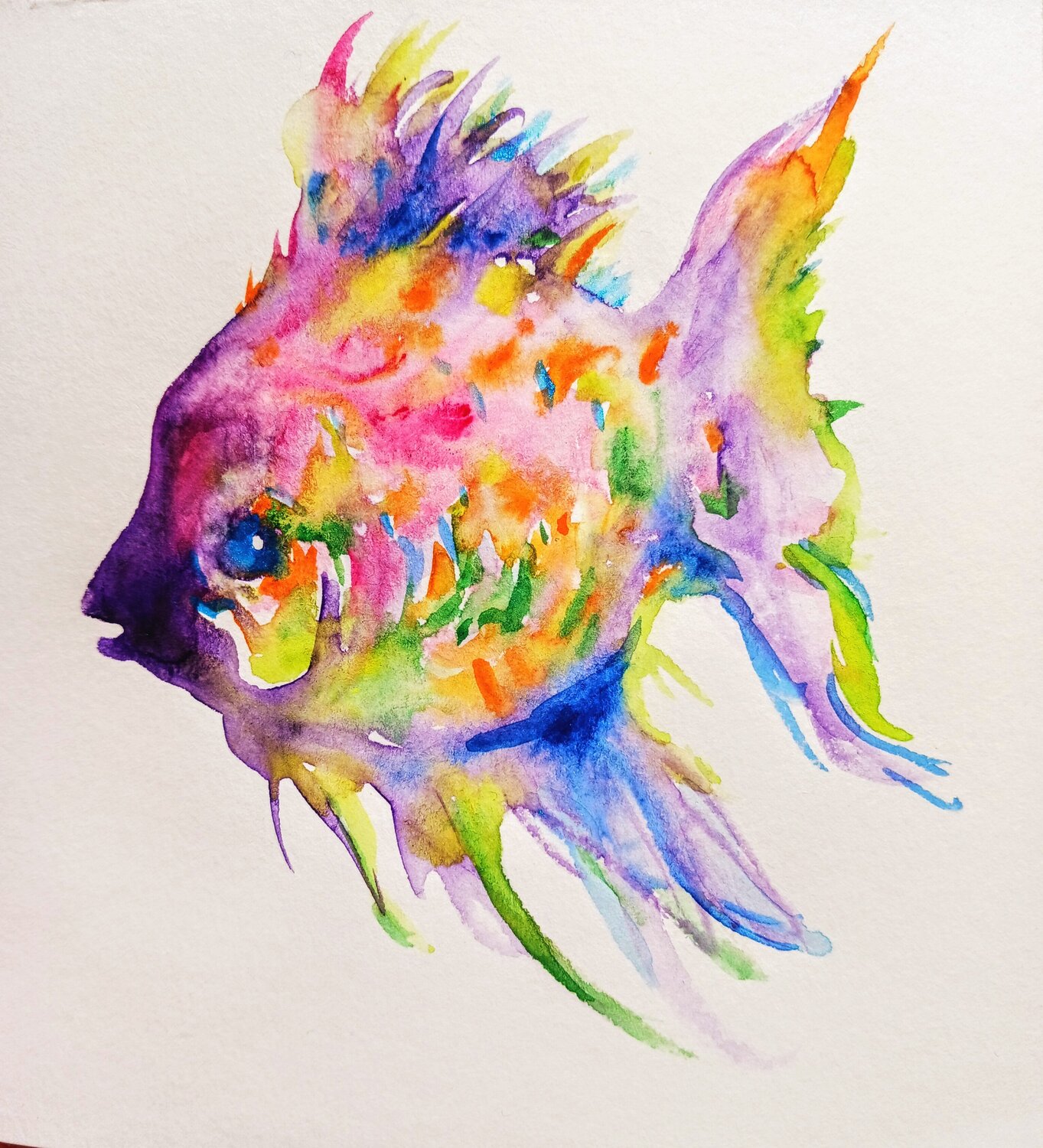 Prple tropical fish Daniela Vasileva