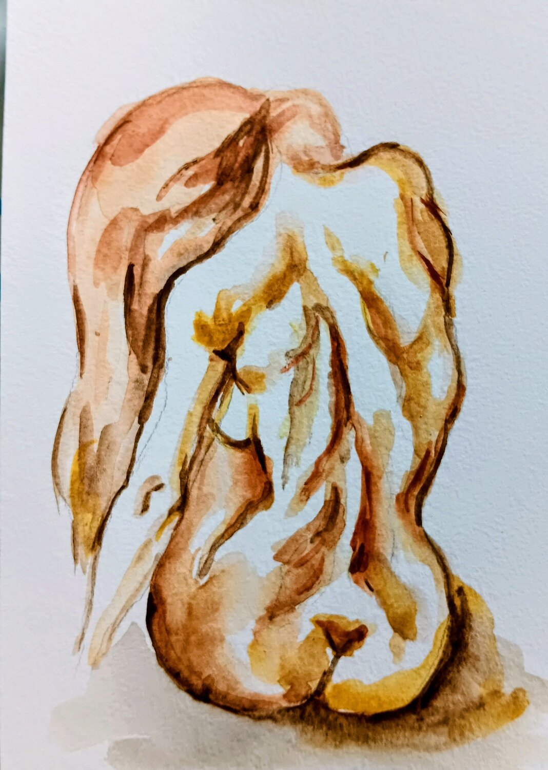 Nude Female figure sitting 10 Daniela Vasileva