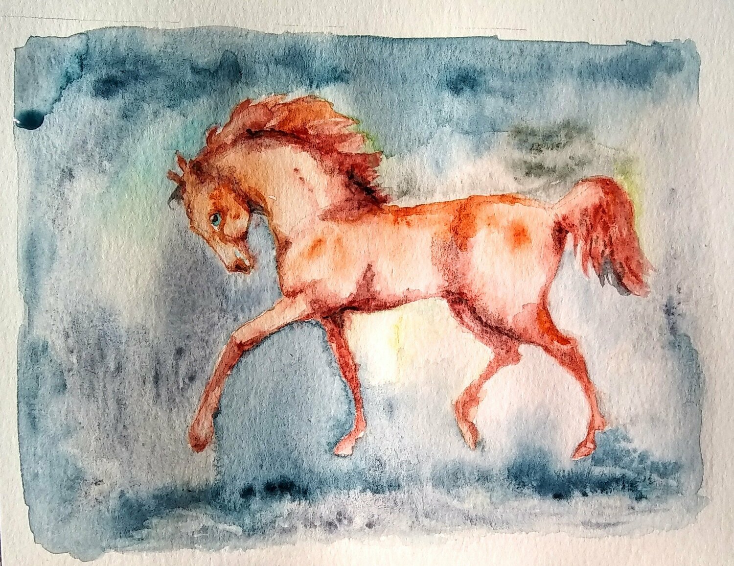 Horse figure , burnt orange Daniela Vasileva