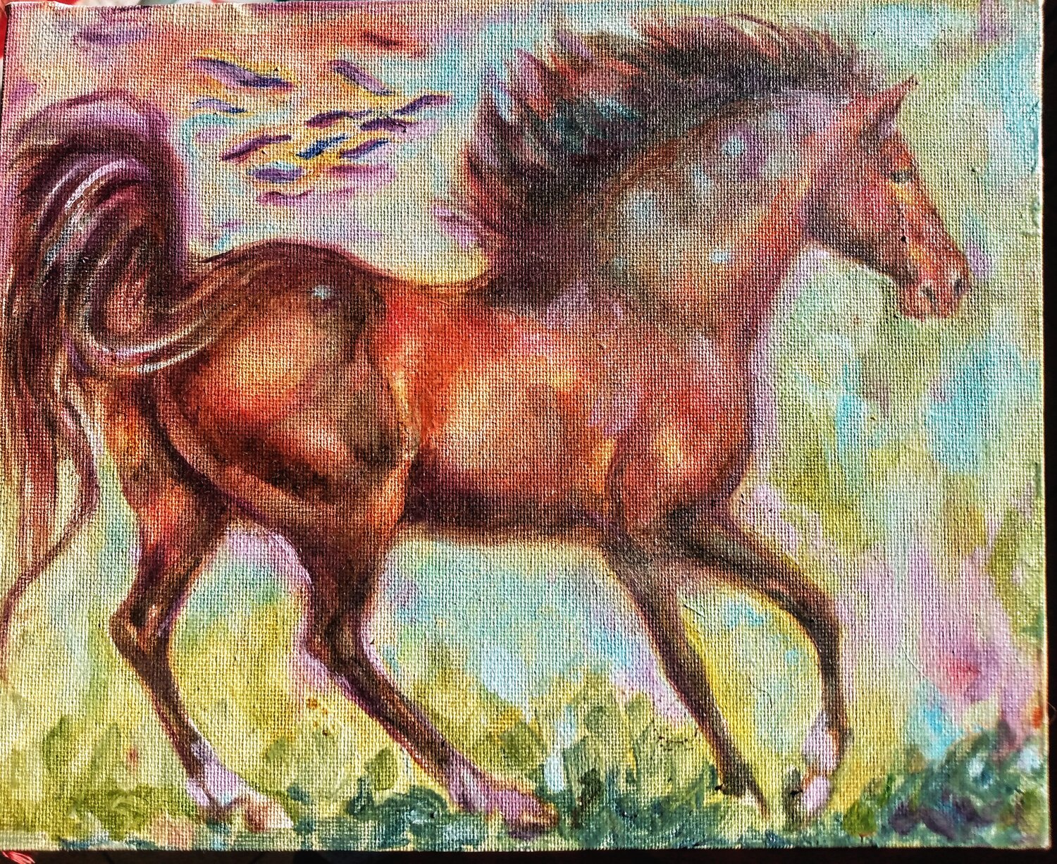 Horse running Daniela Vasileva