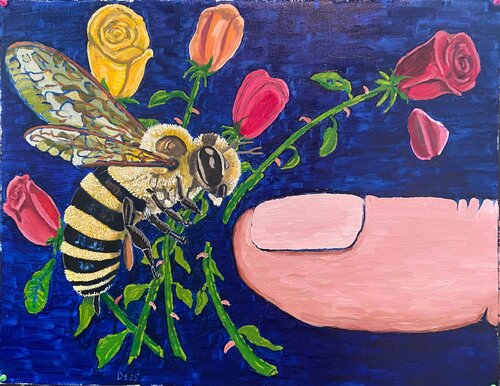 Human Touch by David Hubbard, Painting for Sale on Singulart