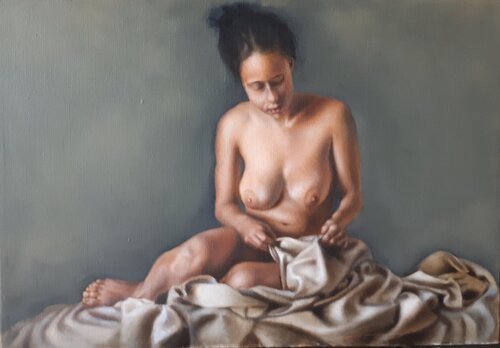 Anna by Cristiano Costantini, Painting for Sale on Singulart