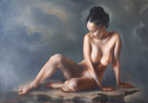 Ninfa par Cristiano Costantini, Peinture en vente sur Singulart