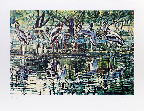 Storks von Fran Bull, Druck kaufen auf Singulart
