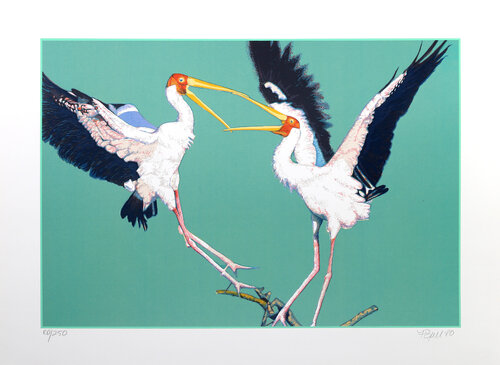 Two Storks par Fran Bull, Édition en vente sur Singulart