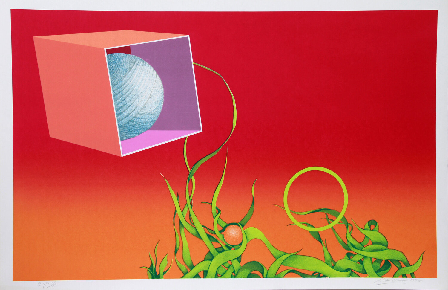 Visionary Landscape Antiquity Rita Simon Print for sale