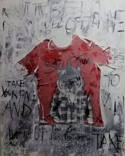Occidentale (street-art) von sabrina Missere, Malerei kaufen auf Singulart