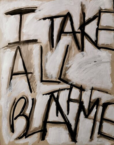 I take all the blame N. 2 di sabrina Missere, Pittura in vendita su Singulart