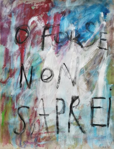 I take all the blame - O FORSE, NON SAPREI van sabrina Missere, Schilderij te koop op Singulart