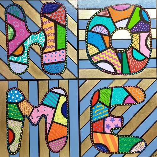 H.O.M.E. (Unikat) van Tini Jasper, Schilderij te koop op Singulart
