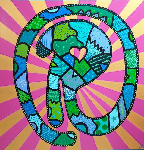 WWR – worldwide respect (Unikat) di Tini Jasper, Pittura in vendita su Singulart