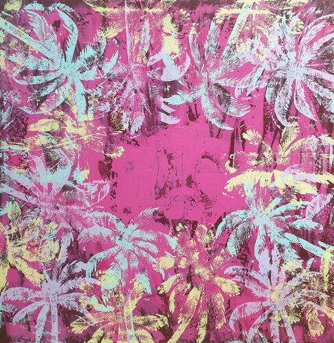 LOOKING UP AT THE SKY (Unikat) de Tini Jasper, Pintura a la venta en Singulart