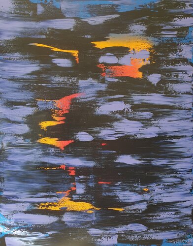 NEVER GIVE UP (Unikat) van Tini Jasper, Schilderij te koop op Singulart