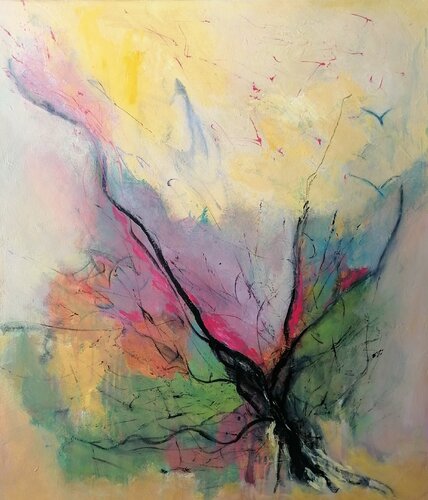 The Roots par Bojana Milisavljević Bogić, Peinture en vente sur Singulart