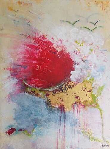 Dum spiro, amo et spero / While I breathe, I hope di Bojana Milisavljević Bogić, Pittura in vendita su Singulart