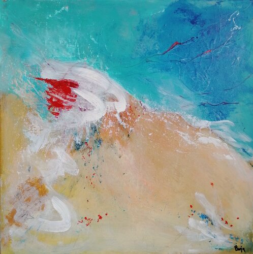 Wonderland - blue IV by Bojana Milisavljević Bogić, 회화 for Sale on Singulart