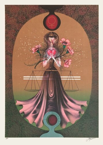 Zodiaque - Balance by Pierre Jacquot, Print for Sale on Singulart
