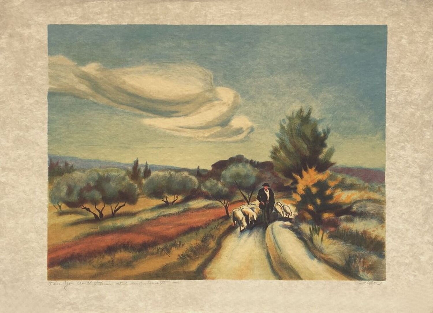 Le berger Steve Zarou Stampa in vendita