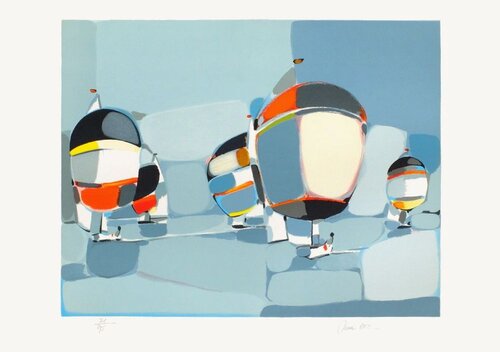 Régate 5 by Michel Bez, Print for Sale on Singulart
