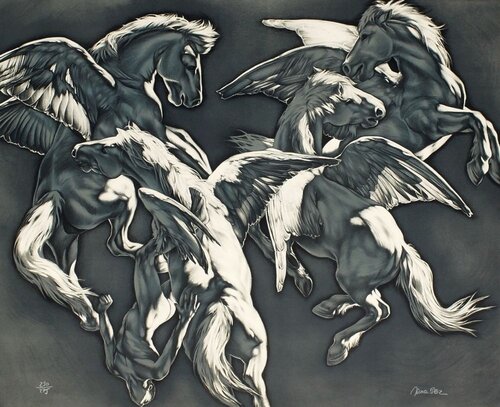 Pégase I van Michel Bez, Afdruk te koop op Singulart