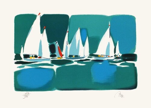 Régate 8 by Michel Bez, Print for Sale on Singulart