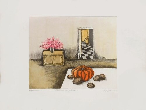 Patates et potirons van Annapia Antonini, Afdruk te koop op Singulart