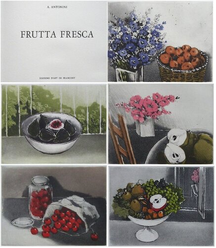Frutta fresca (album de 5 gravures signées) von Annapia Antonini, Druck kaufen auf Singulart